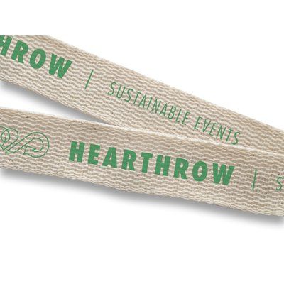 Lanyard de Algodón 2cm con Mosquetón