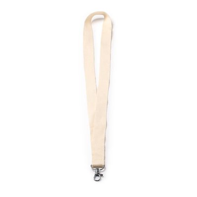 Lanyard de algodón con mosquetón