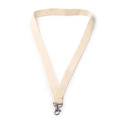 Lanyard de algodón con mosquetón