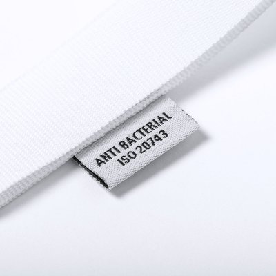 Lanyard Blanco Antibacteriano Poliéster