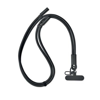 Lanyard con cable de carga y datos 60 W Negro