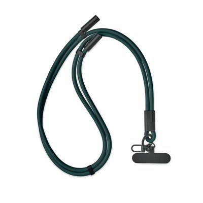 Lanyard con cable de carga y datos 60 W Verde Oscuro