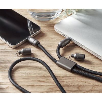 Lanyard con cable cargador móvil tipo C