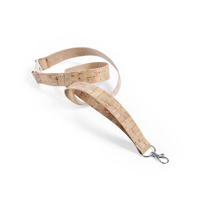 Lanyard de Corcho Natural