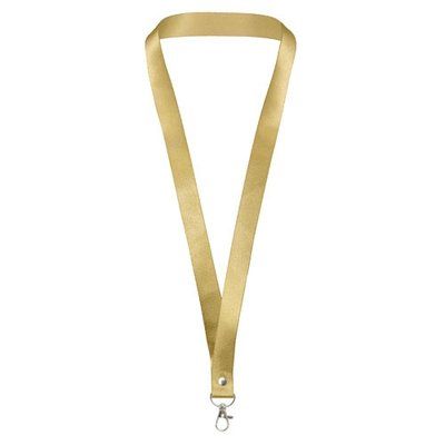 Lanyard metálico en oro o plata OR