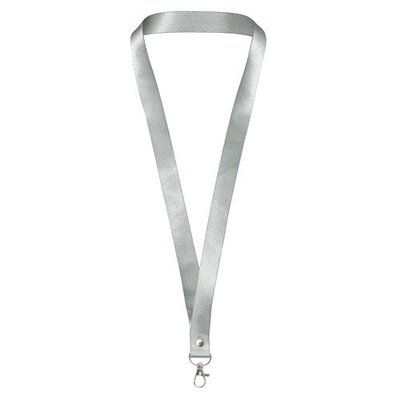 Lanyard metálico en oro o plata PT