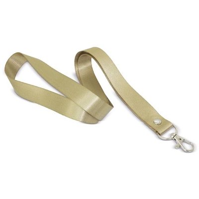 Lanyard metálico en oro o plata