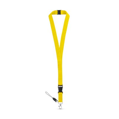 Lanyard con Mosquetón y Hebilla