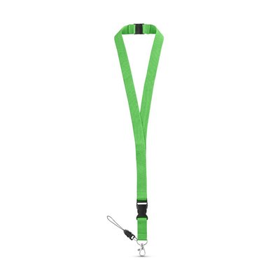 Lanyard con Mosquetón y Hebilla