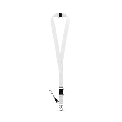 Lanyard con Mosquetón y Hebilla