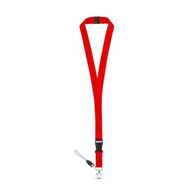 Lanyard con Mosquetón y Hebilla