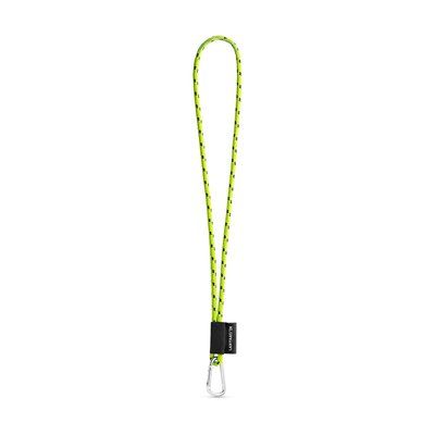 Lanyard de poliamida con etiqueta sublimada Amarillo Neón