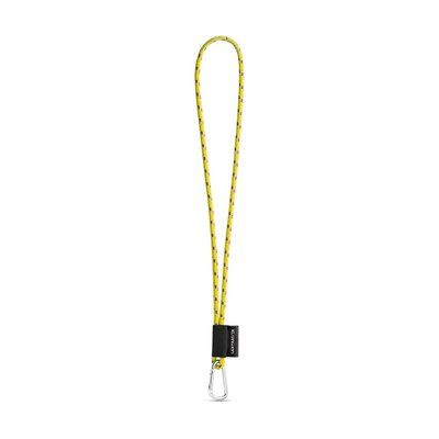 Lanyard de poliamida con etiqueta sublimada Amarillo