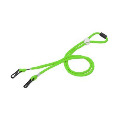 Lanyard portamascarillas ajustable Verde Helecho Talla Única Adulto