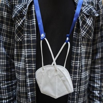 Lanyard portamascarillas de poliéster