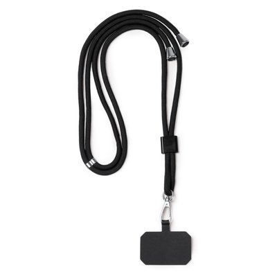 Lanyard portamóvil con cinta ajustable Negro