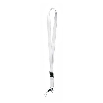 Lanyard Resistente Poliéster con Mosquetón Bla