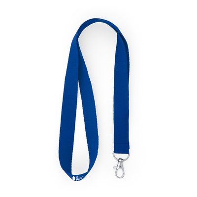 Lanyard de RPET ecológico con mosquetón Royal