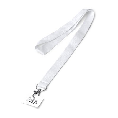 Lanyard de RPET ecológico con mosquetón
