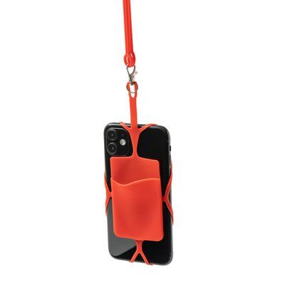 Lanyard de silicona con soporte