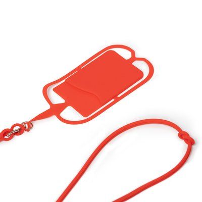 Lanyard de silicona con soporte