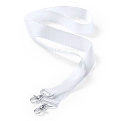 Lanyard sublimación con mosquetón metálico Bla