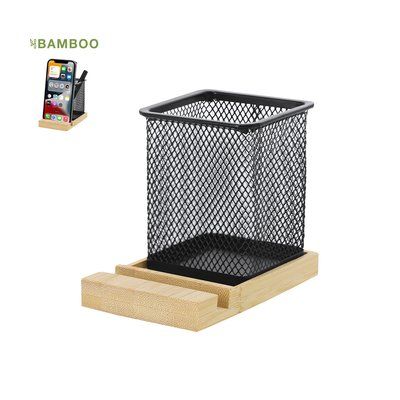 Lapicero malla metal con soporte móvil