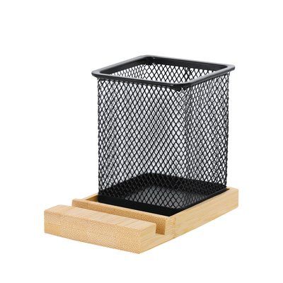 Lapicero malla metal con soporte móvil