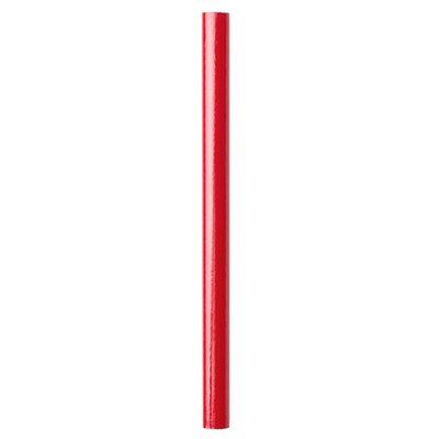 Lápiz carpintero forma ovalada Rojo