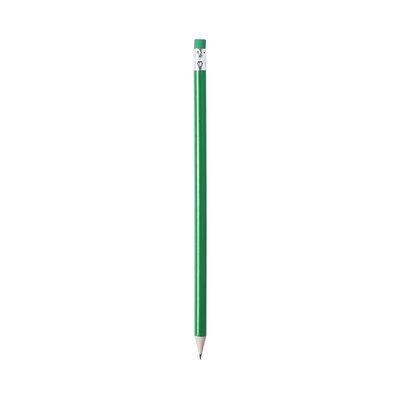 Lápiz de madera de colores con goma a juego Ver