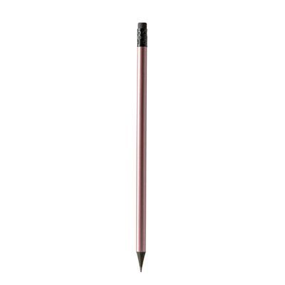 Lápiz de madera negra con goma Rosa Talla Única Adulto