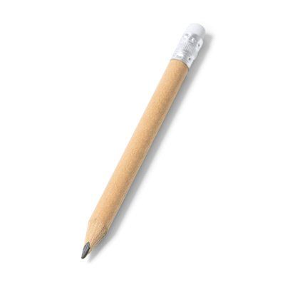 Lápiz mini de madera con goma