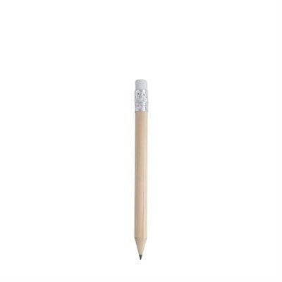 Lápiz mini de madera con goma