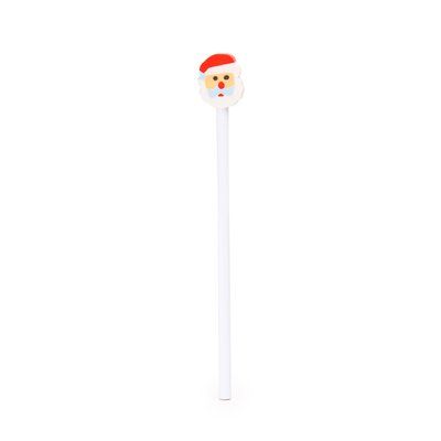 Lápiz navideño de madera Noel