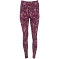 Leggings deportivos estampados Hoja Borgoña M