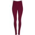Leggings deportivos de mujer Borgoña/Blanco 8