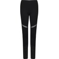Leggings con paneles de malla Black Xs