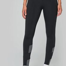 Leggings mujer con bolsillo Black / Dark Grey Heather Xs