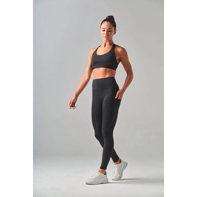 Leggings mujer con bolsillo y cintura alta