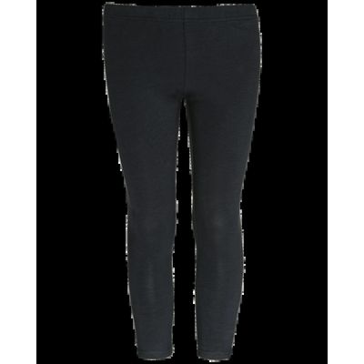 Leggings de algodón infantiles Black 6/8 Ans