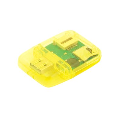 Lector de Tarjetas USB 2.0 Translúcido Ama
