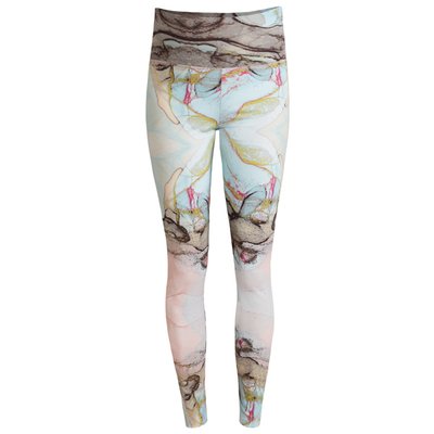 Leggings Deportivos Cintura Ancha PRINT ABSTRACTO L