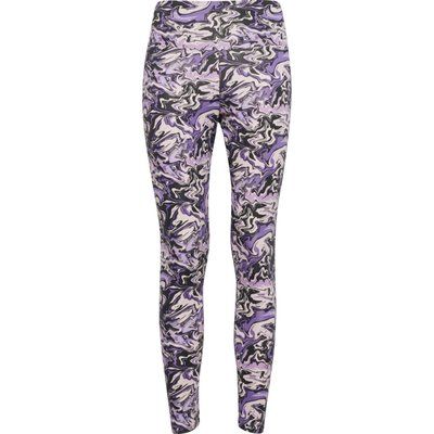 Leggings deportivos estampados Fusión Morado 2Xl