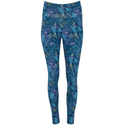 Leggings deportivos estampados Hoja Azul Luz De Luna M
