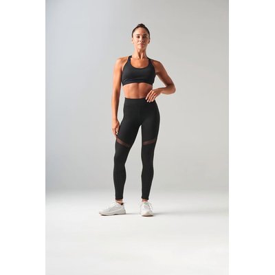 Leggings con paneles de malla