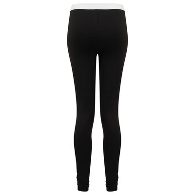 Leggings para sublimación elásticos Black / White M