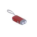Linterna eco-amigable con 2 LEDs Roj