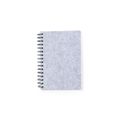 Libreta Fieltro Reciclado 100 Hojas Gri