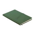 Libreta A5 con tapa dura de PU Verde Oscuro