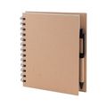 Libreta con espiral Kraft